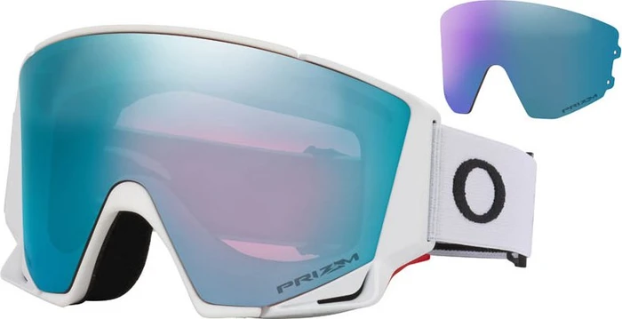 Oakley Flow Scape M Snow Goggles matte white/prizm snow sapphire iridium-prizm snow iced iridium