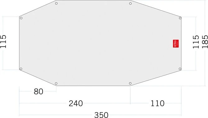 Tatonka Arctis 3 Floor Sheet PE 350x185cm Zeltunterlage