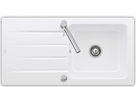 Villeroy & Boch Architectura 1000x510mm Einbau Becken reversibel mit Ablauffernbedienung snow white