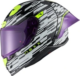 Nexx X.R3R Glitch Racer weiß/violett/gelb