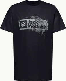 Jack Wolfskin Brand T-Shirt kurzarm wood dark navy (Herren)