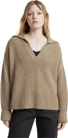 G-Star Heavy Knitted Loose Polo Strickpullover sandstorm (Damen)