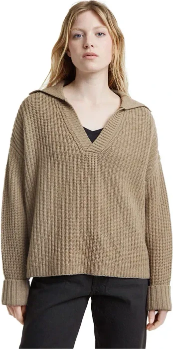 G-Star Heavy Knitted Loose Polo Strickpullover (Damen)