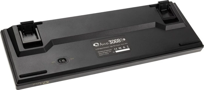 Akko 3068B Plus, Black & Gold, LEDs RGB, V3 Cream Yellow, USB/Bluetooth, DE