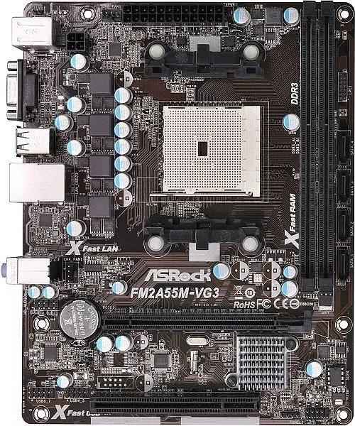 ASRock FM2A55M-VG3 (AMD FM2)