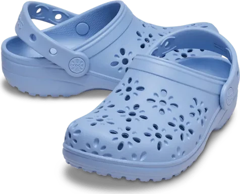 Crocs Classic Floral Cut-Out blue haze (Junior)