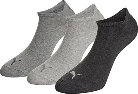 Puma Plain Sneaker Trainer Socken anthraci/mel grey