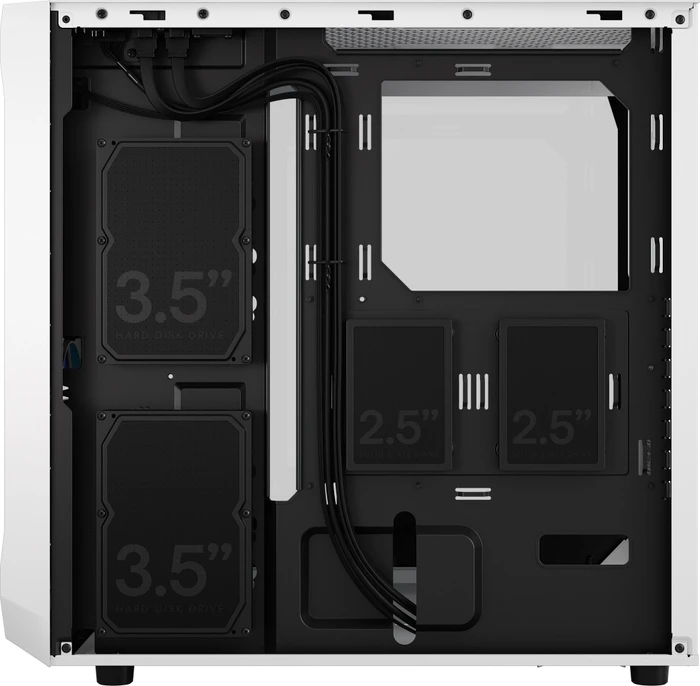 Fractal Design Focus 2 RGB, weiß, Glasfenster