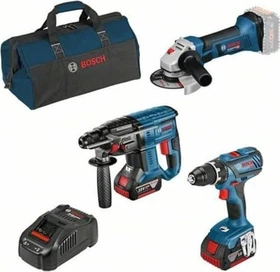 Bosch Professional Akku-Maschinenset inkl. Tasche + 2 Akkus 5.0Ah