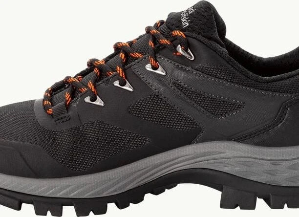 Jack Wolfskin Rebellion Guide Texapore Low schwarz/orange (Herren)