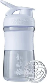 BlenderBottle SportMixer Flip Trinkflasche 590ml clear/white