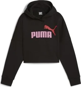 Puma Essentials Logo Cropped Hoodie puma black (Junior)