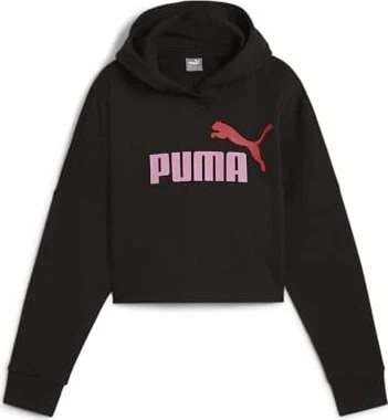 Puma Essentials Logo Cropped Hoodie puma black (Junior)