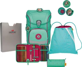DerDieDas ErgoFlex Easy Peppermint Pony Schultaschen-Set, 5-tlg.