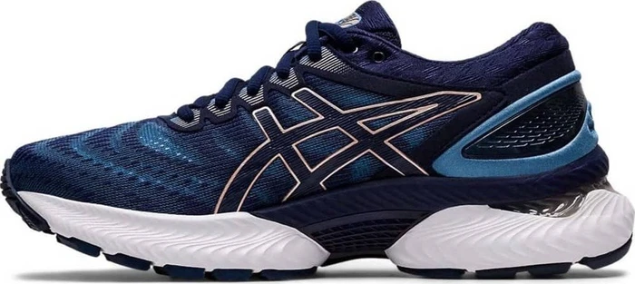 Asics Gel-Nimbus 22 grey floss/peacoat (Damen)