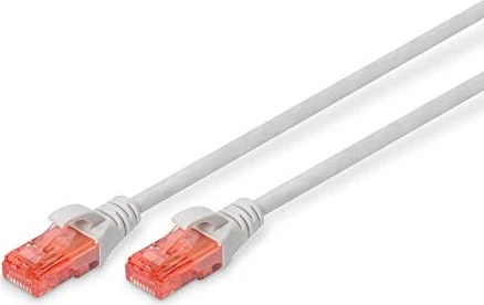 Digitus Patchkabel, Cat6, U/UTP, RJ-45/RJ-45, 1m, grau