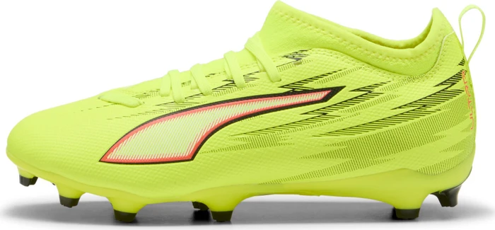 Puma Ultra 6 Match FG/AG yellow alert/puma black/glowing red/lime squeeze (Junior)