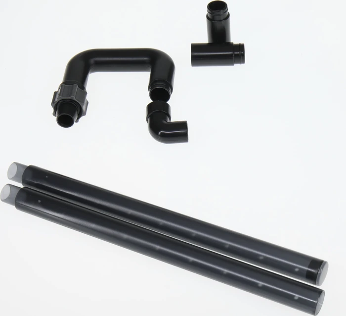 JBL OutSet spray - Wasserrücklauf-Set mit 2-teiligem Düsenstrahlrohr für Aquarien, 12/16mm