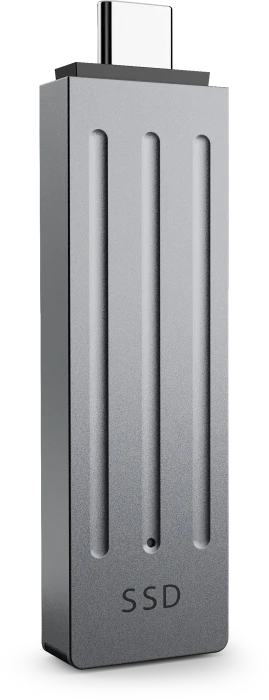 Seagate Ultra Compact SSD +Rescue 1TB dunkelgrau, USB-C, USB 3.2 Gen 2×1