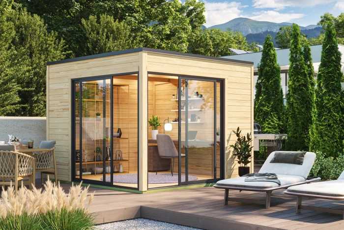 Lasita Maja Palermo 3 Gartenhaus natur