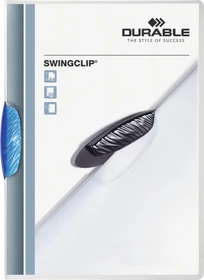 Durable Swingclip Klemmmappe, A4, blau/transparent