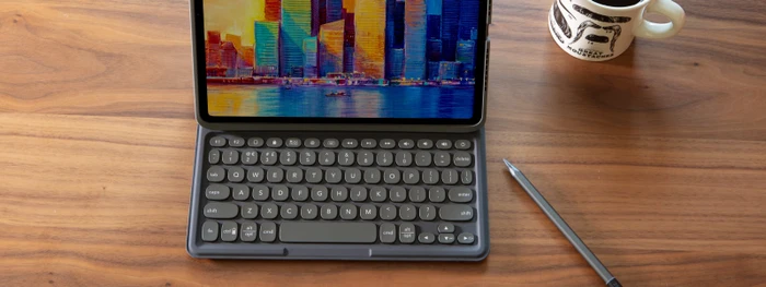 ZAGG Pro Keys für iPad Air 4, schwarz/grau, DE