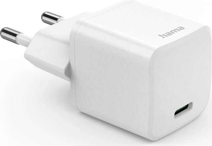 Hama Schnellladegerät Eco USB-C PD 25W weiß