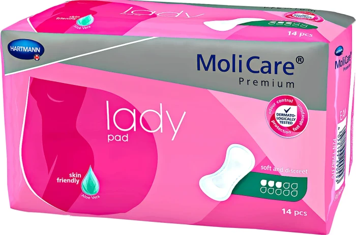 Hartmann MoliCare Premium Lady Pad 3 Tropfen Hygieneeinlage, 14 Stück