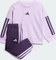 adidas Essentials Trainingsanzug powder plum/aurora plum (Junior) Vorschaubild