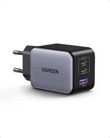 Ugreen Nexode X 65W 3-Port GaN Ladegerät schwarz/grau