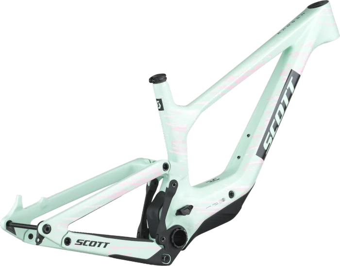 Scott Ransom RC HMX MTB Full-Suspension Rahmenset mistyade green