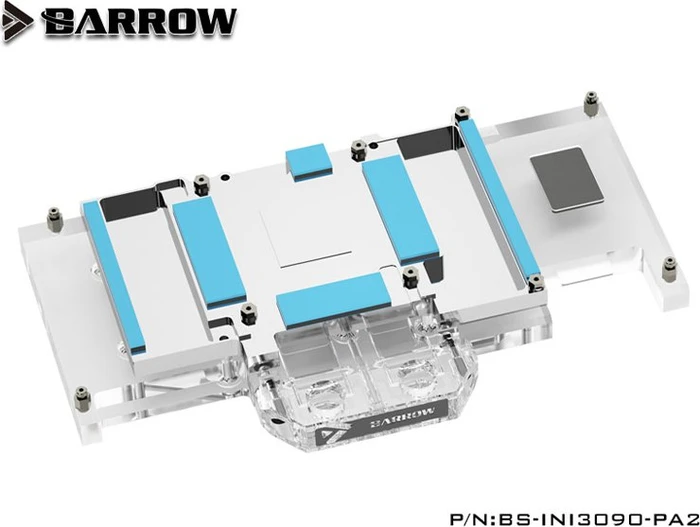 Barrow NVIDIA RTX 3090 LRC 2.0 Full Coverage GPU Water Block, INNO3D 3090 Gaming Aurora