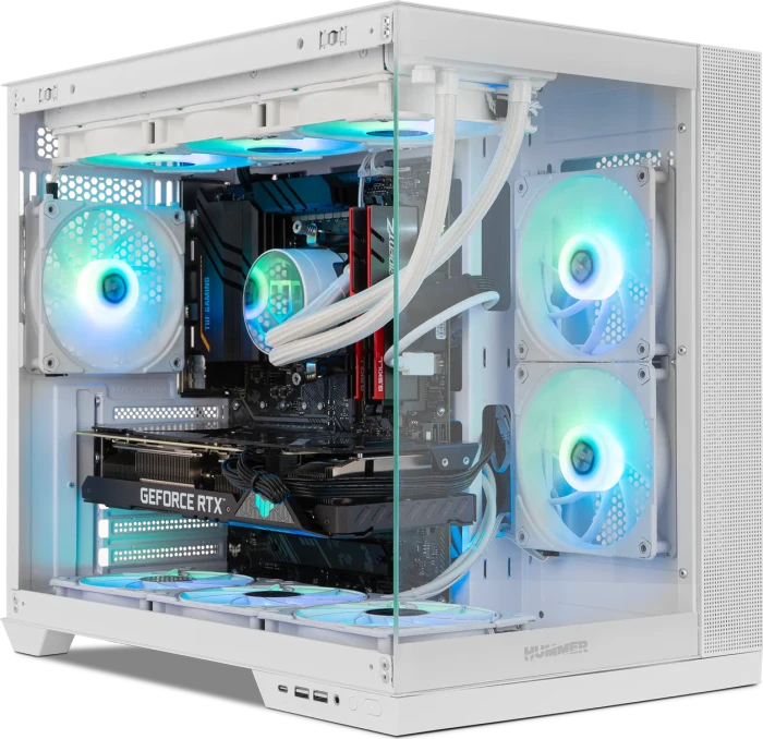 Nox Xtreme Hummer Astra Neo White, Glasfenster