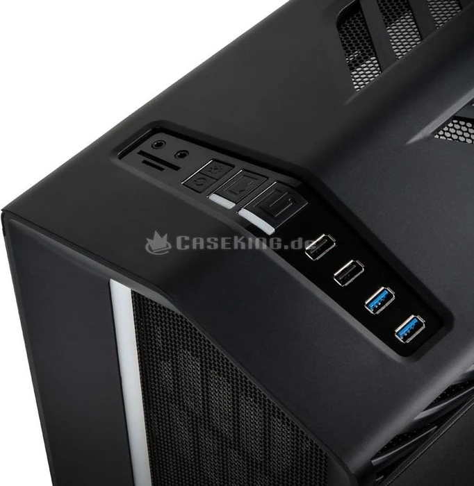 AeroCool Project7 P7-C1 Tempered Glass Edition schwarz, Glasfenster, schallgedämmt