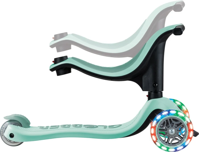 Globber Go Up Sporty Lights Kickboard mint