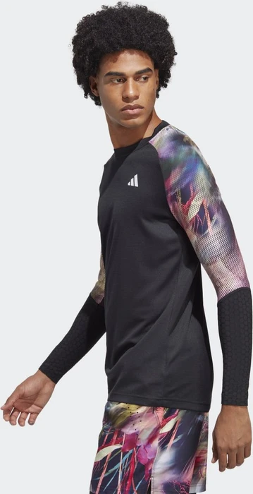 adidas Melbourne Tennis Heat.RDY Funktionsshirt langarm multicolor/black (Herren)