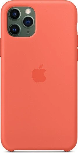 Apple Silikon Case für iPhone 11 Pro Clementine