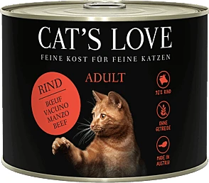 Cat's Love Rind Pur mit Distelöl und Löwenzahn, 200g