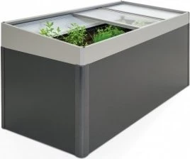 Biohort Frühbeetaufsatz 200x101x23cm dunkelgrau-metallic