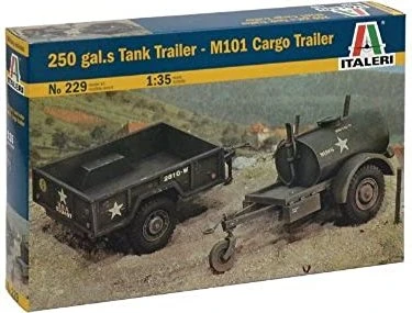 Italeri 250 Gal.S Tankanhänger M101 Cargo Anhänger