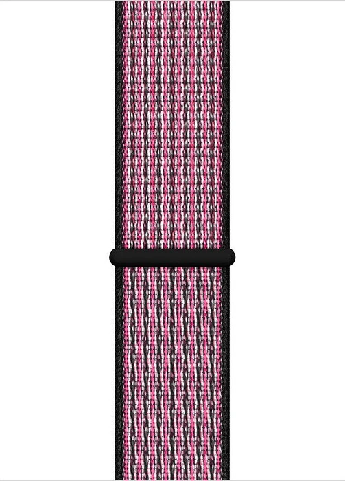 Apple Nike Sport Loop für Apple Watch 44mm Pink Blast/True Berry