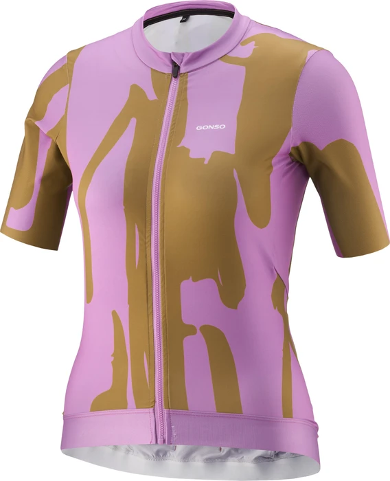 Gonso Road Print Trikot kurzarm wisteria bloom/baked pre (Damen)