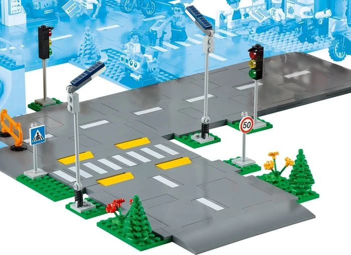 LEGO City - Straßenkreuzung mit Ampeln