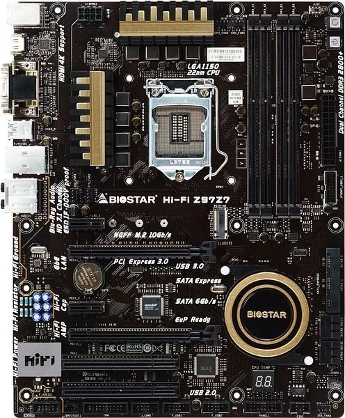 Biostar Hi-Fi Z97Z7 (Intel 1150)