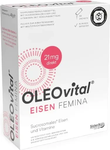OLEOVital Eisen Femina Portionsbeutel, 30 Stück