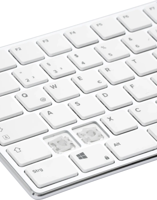 Speedlink Riva Slim Metal Scissor Keyboard, weiß, USB, DE