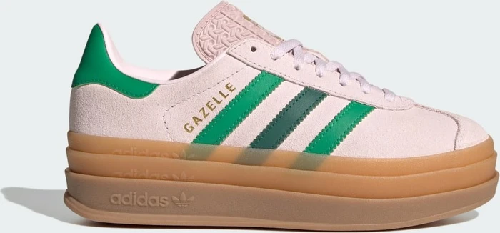 adidas Gazelle Bold almost pink/court green/gold metallic (Junior)