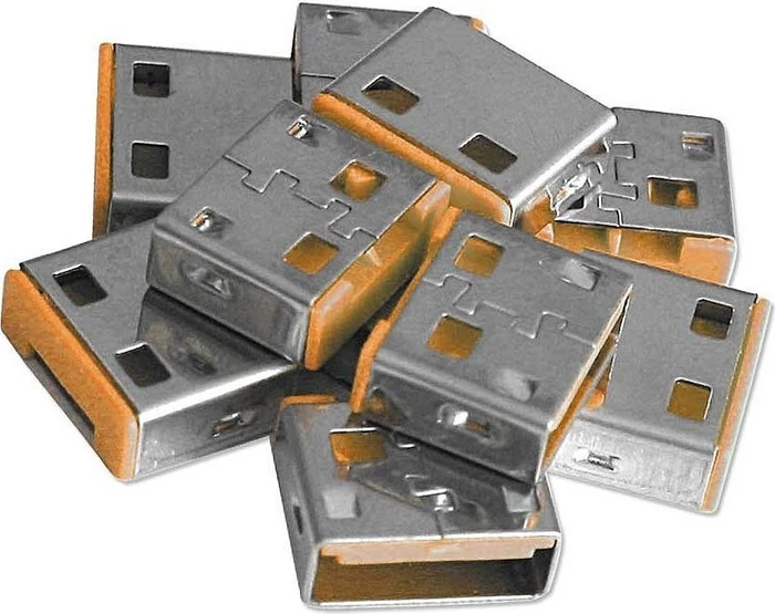 Lindy USB Portblocker, orange, 10er-Pack