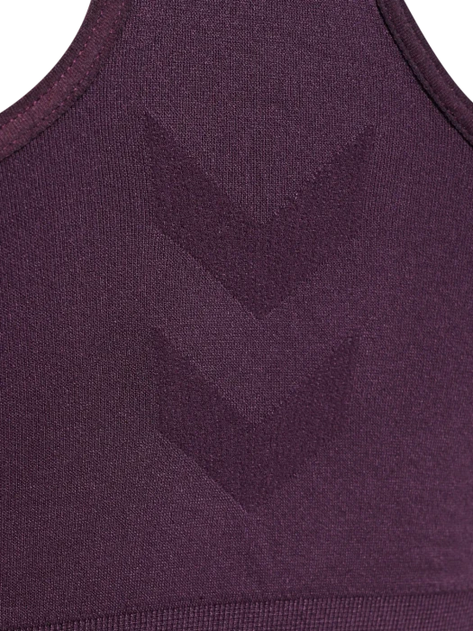 hummel Seamless Sports Top Funktionsshirt ärmellos plum perfect (Damen)