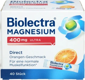 Biolectra Magnesium 400mg ultra direct Orange Micro-Pellets, 40 Stück